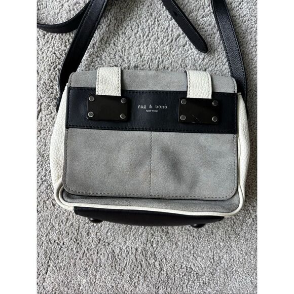 Rag & Bone mini pilot crossbody, $395 gray/white/black - Picture 3 of 10